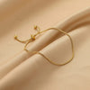 Golden Flow Bolo Bracelet
