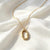 The Abstract Oval Pendant